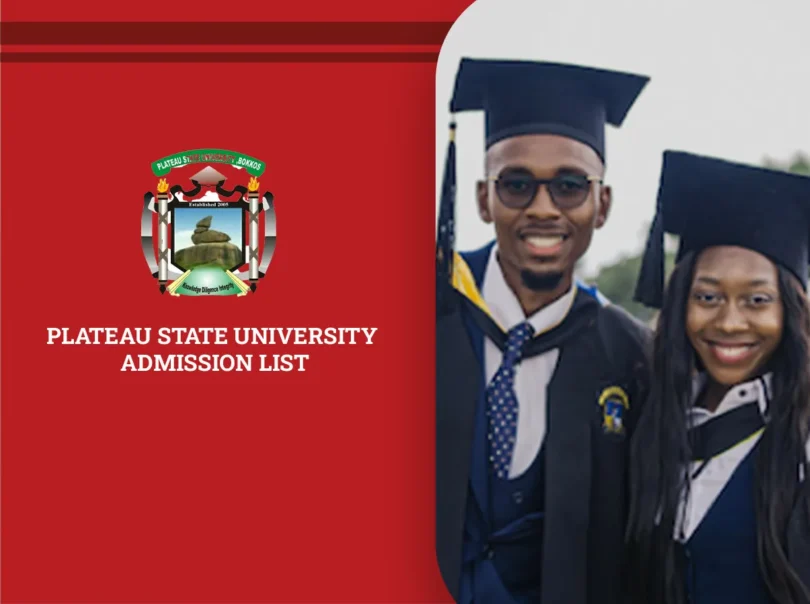 Plateau State University Admission List