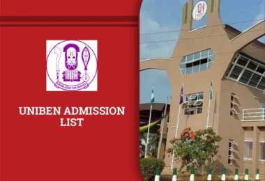 UNIBEN Admission List