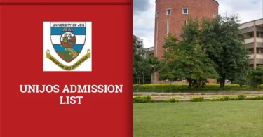 UNIJOS Admission List