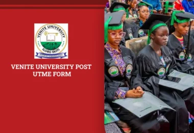 Venite University Post UTME Form