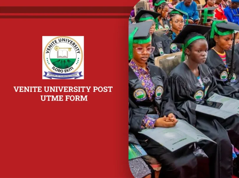 Venite University Post UTME Form