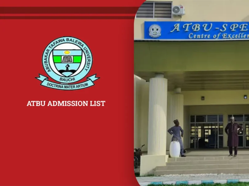 ATBU Admission List