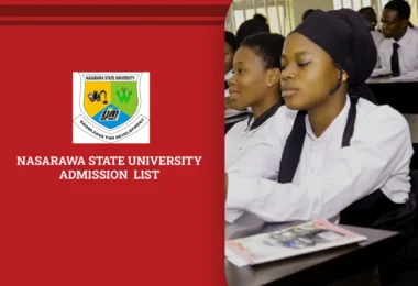 Nasarawa State University Admission List