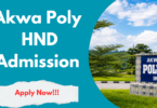 Akwa Ibom State Polytechnic HND Admission Form