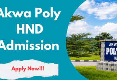 Akwa Ibom State Polytechnic HND Admission Form