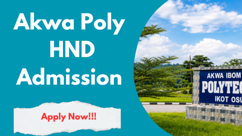 Akwa Ibom State Polytechnic HND Admission Form