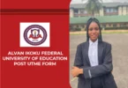 Alvan Ikoku Federal University Post UTME Form