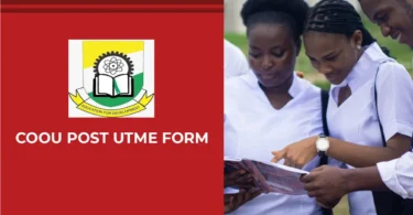 COOU Post UTME Form