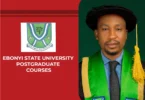 Ebonyi State University Postgraduate Courses