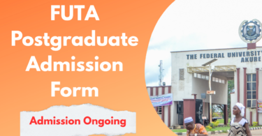 FUTA Postgraduate Admission Form