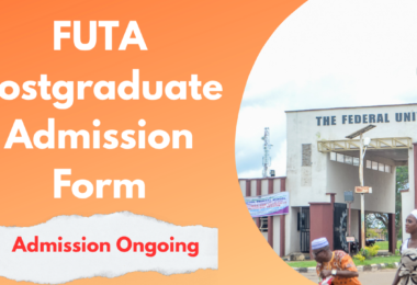 FUTA Postgraduate Admission Form