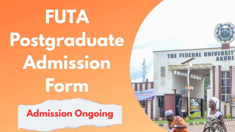 FUTA Postgraduate Admission Form
