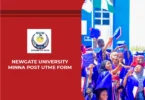 Newgate University Minna Post UTME Form