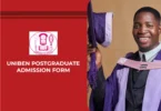 UNIBEN Postgraduate Admission Form