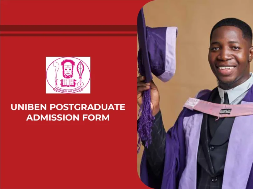 UNIBEN Postgraduate Admission Form