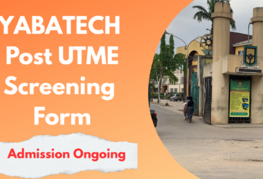 YABATECH Post UTME Form