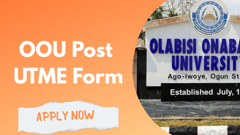 Olabisi Onabanjo University Post UTME Form