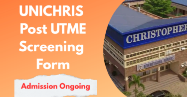 Christopher University Post UTME Form