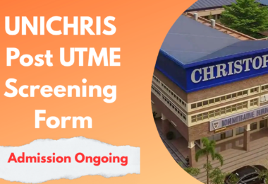 Christopher University Post UTME Form