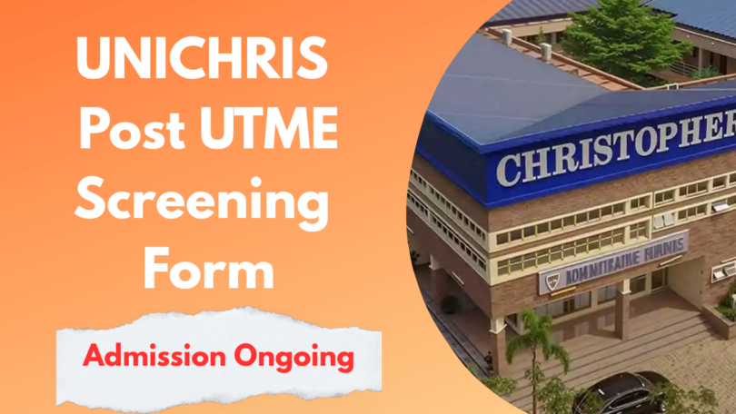 Christopher University Post UTME Form