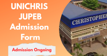 Christopher University JUPEB Admission Form