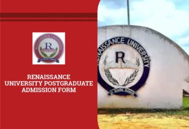Renaissance University Postgraduate Admission Form