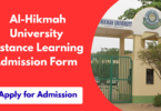 Al-Hikmah University Distance Learning Admission Form