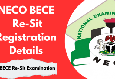 NECO BECE Re-Sit Examination