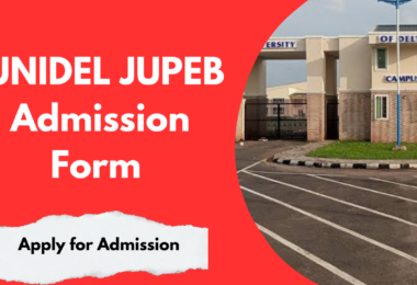 UNIDEL JUPEB Admission Form