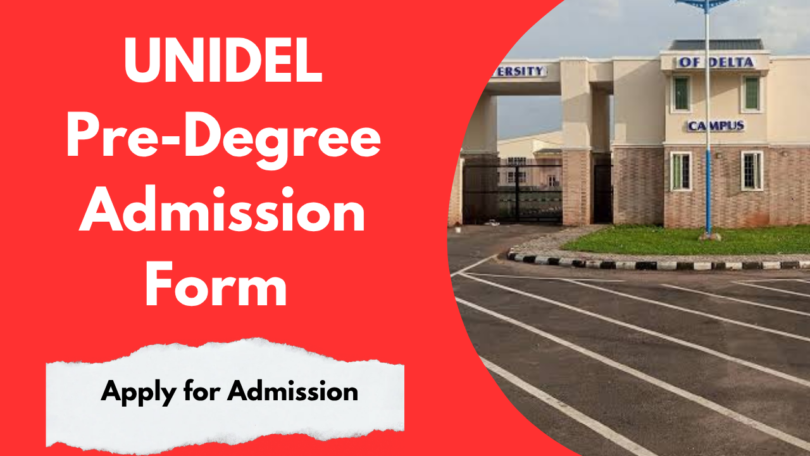 UNIDEL Pre-Degree Admission Form