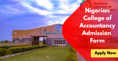 Nigerian College of Accountancy Admission Form