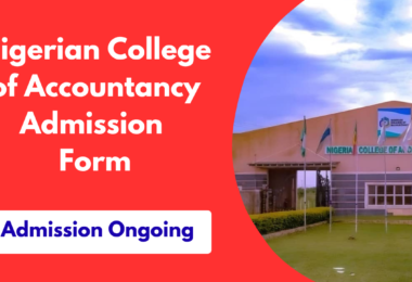 Nigerian College of Accountancy Admission Form