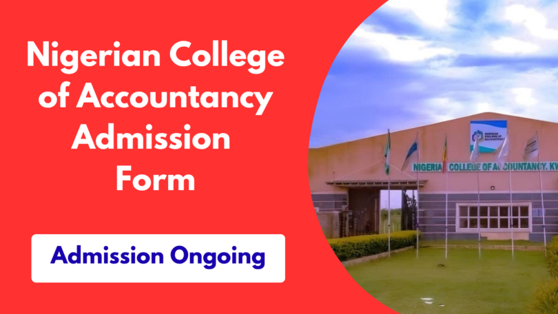 Nigerian College of Accountancy Admission Form
