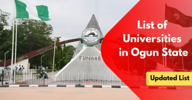 ‎List of Universities in Ogun State