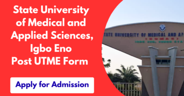 SUMAS Post UTME Screening Form
