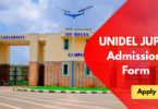 UNIDEL JUPEB Admission Form