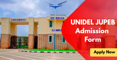 UNIDEL JUPEB Admission Form
