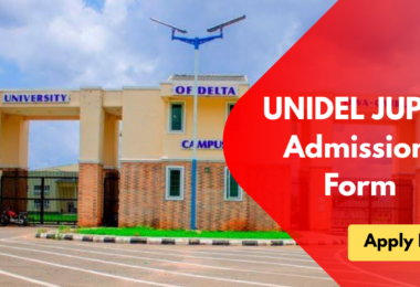 UNIDEL JUPEB Admission Form